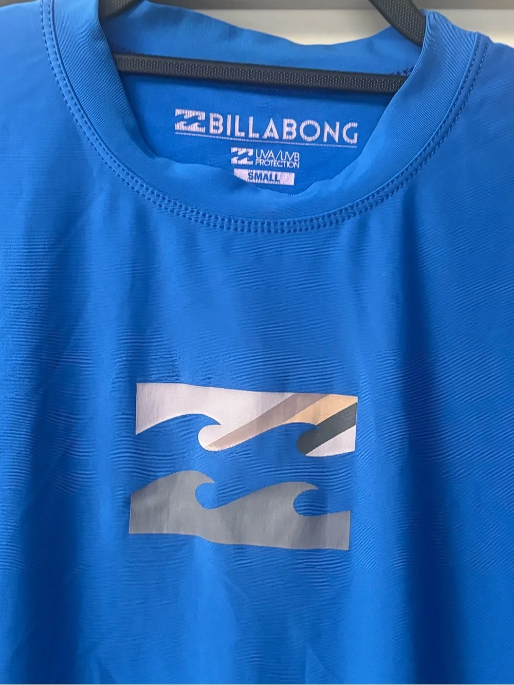 Billabong Royal Blue Logo Rash Guard UVA / UVB Protection
